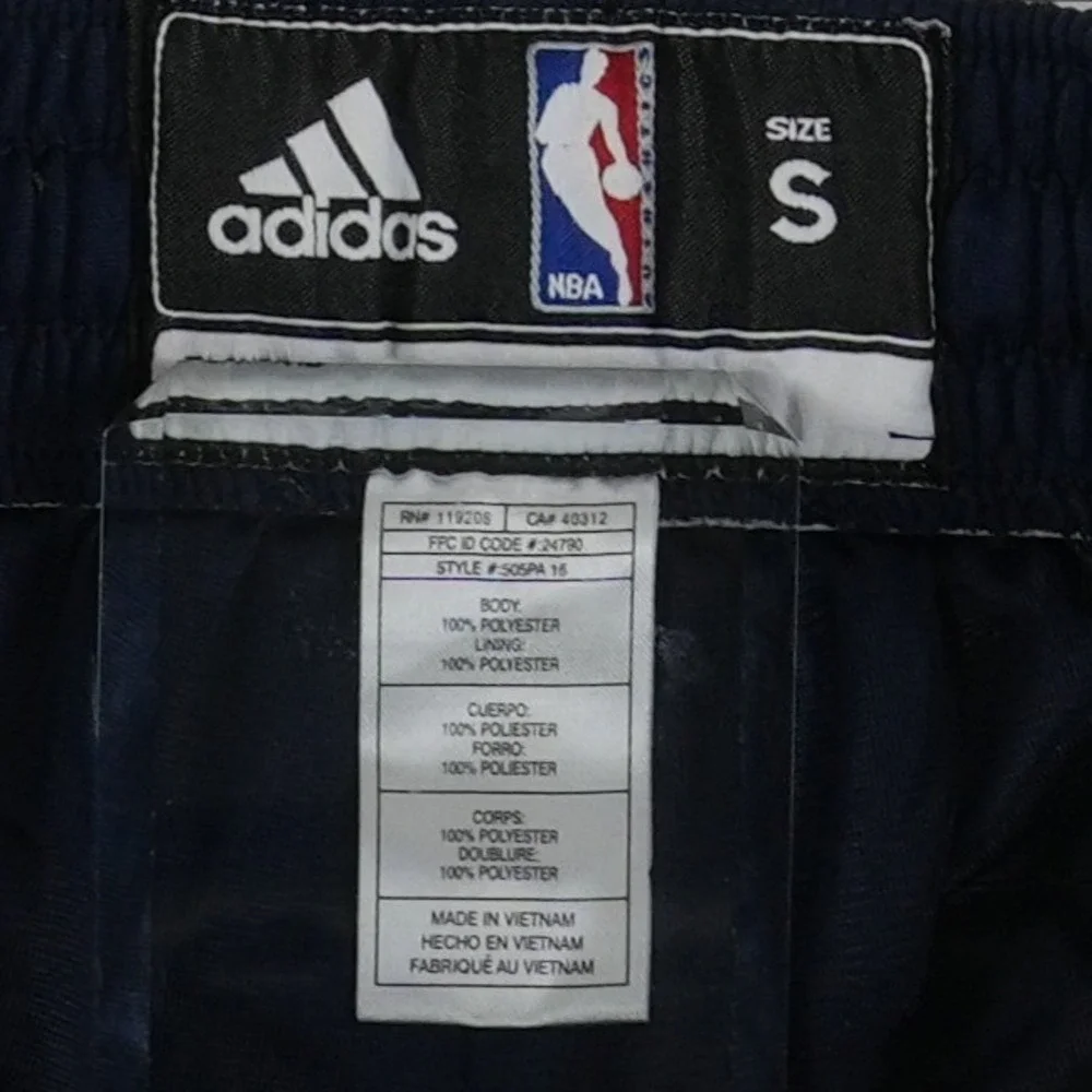 Adidas Indiana Pacers NBA Shorts Men's Size Small Navy Blue Mesh Basketball Gym